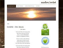 Tablet Screenshot of andrereist.com
